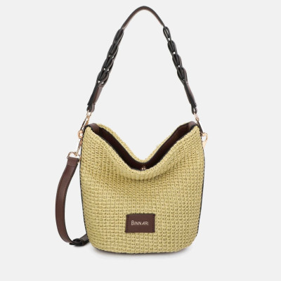 Bolso tipo rafia Brisa con correas intercambiables mujer - Cnp20953