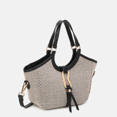 Bolso de mano pequeño en rafia de vestir Lina mujer - Cnp21022