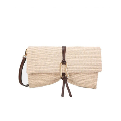 Cartera de mano mediana Lina en rafia muy bonita Binnari - Cnp21020