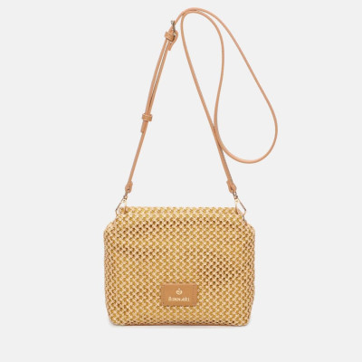 Bolso bandolera pequeña Lia en rafia para mujer - Cnp21011