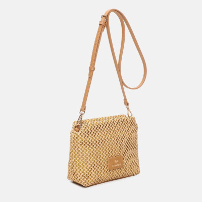 Bolso bandolera pequeña Lia en rafia para mujer - Cnp21011
