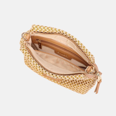 Bolso bandolera pequeña Lia en rafia para mujer - Cnp21011