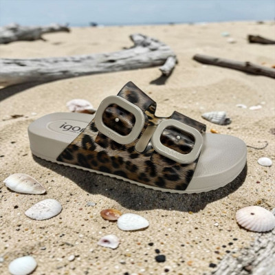 Chanclas de playa Igor con hebillas de calidad para mujer - Ig10336g