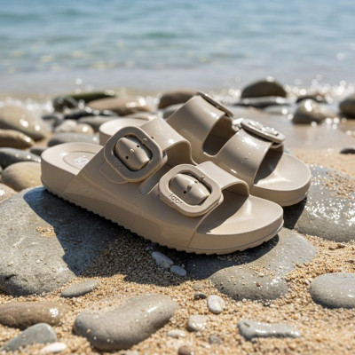 Chanclas anchas para playa Habana en gris de Igor - Ig10334g