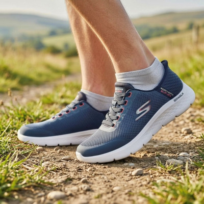 Skechers Slip Ins para hombre Go Walk calce sin manos - Sk216332