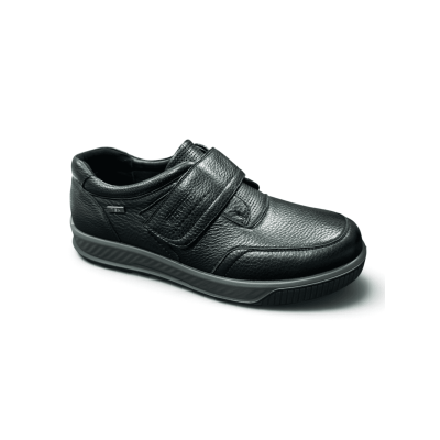 G-Comfort zapato horma ancha impermeable hombre con velcro negro - Gca952s