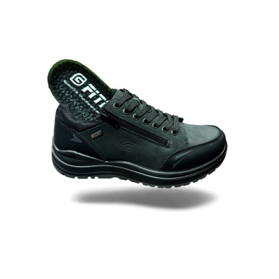 Deportivo impermeable ancho especial con cremallera negro hombre - Gcr1281sc