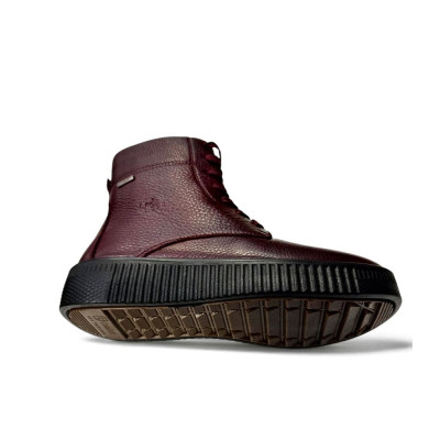 Botas cómodas impermeables con cordones G Comfort mujer burdeos - Gc9121r