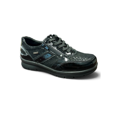 Zapatos deportivos bonitos anchos especiales GComfort impermeables con cremallera mujer - Gcp8262s