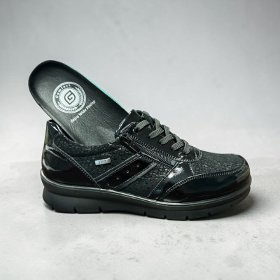 Zapatos deportivos bonitos anchos especiales GComfort impermeables con cremallera mujer - Gcp8262s