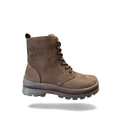 Botas tipo militar horma ancha impermeables G Comfort mujer marrón - Gcp1217bs