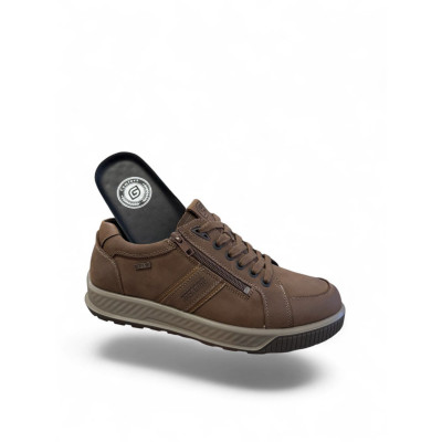 Deportivos de piel horma ancha impermeables G Comfort hombre cremallera - Gca953bc