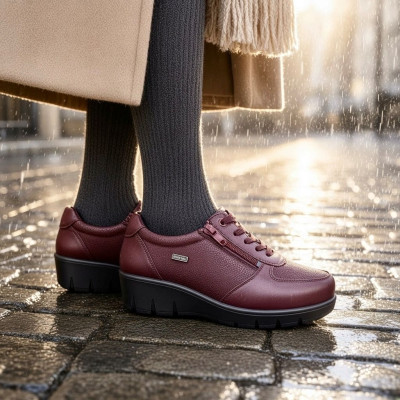 Zapato deportivo ancho especial G Comfort de cuña para mujer - Gc7992rm