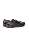 Zapatos Fluchos Mocasín Hombre Orion negro y cuero 8682