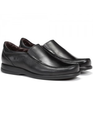 Zapatos Fluchos sin cordones mocasín Only Profesional hombre negro F6275