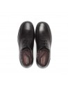 Zapatos Fluchos Only Profesional con cordnes hombre negro F6276