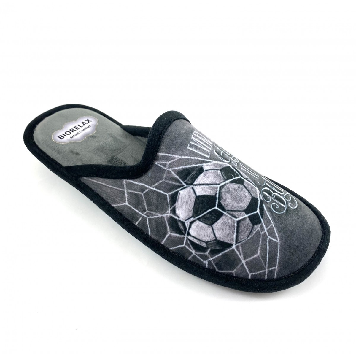 Zapatilla Biorelax de Casa para chico fútbol talla 39 acolchada gris Bio1530