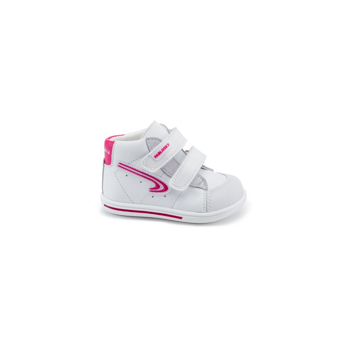 Pablosky bota deportivo bebe niña, blanca 18 al 23 Pa002707 Blanco Talla 18