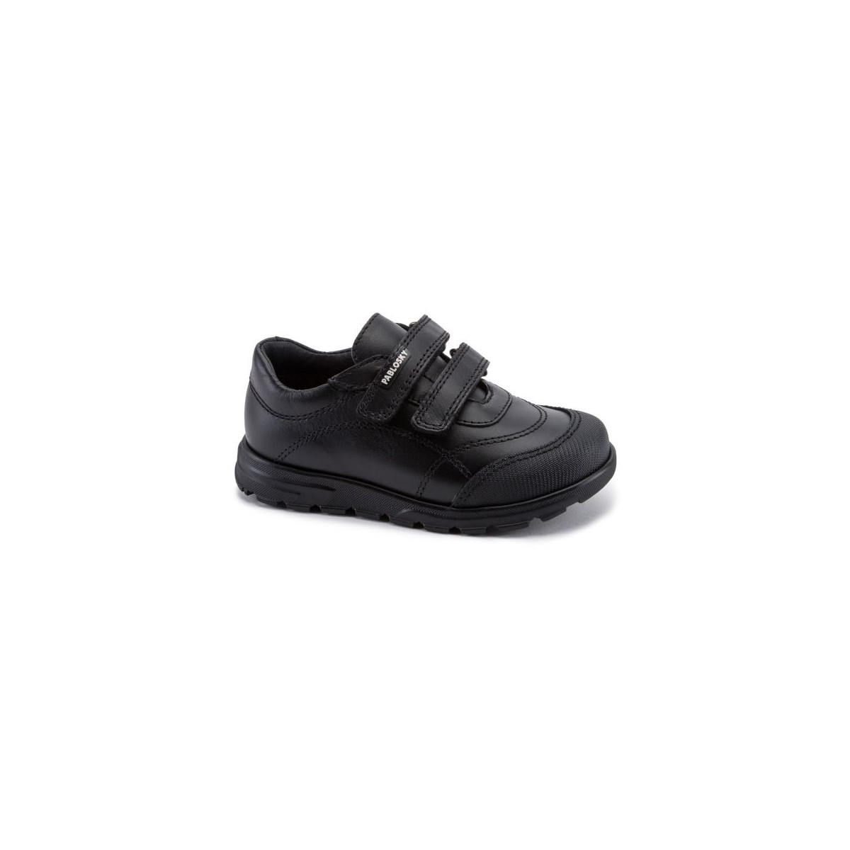 Pablosky zapato colegial niño de velcro negro Pa334710