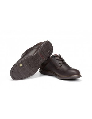Zapatos Fluchos Ligeros con cordones de hombre marrón F0335