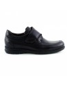 Zapatos Fluchos con Velcro Luca hombre negro F8782