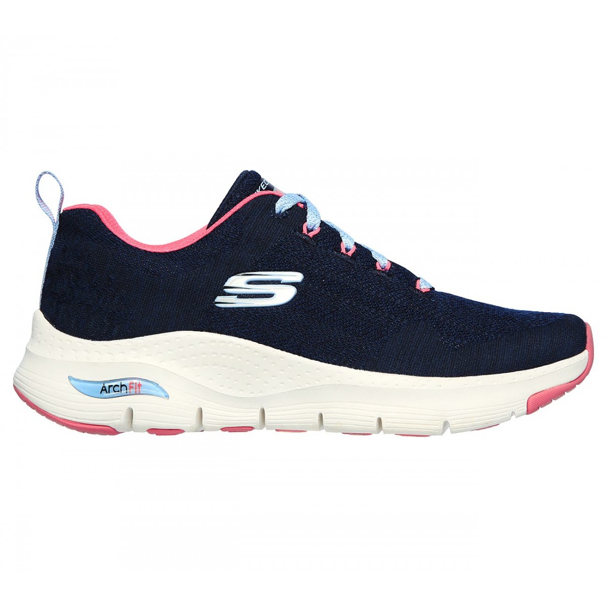 Deportivas Skechers mujer Arch Fit Sk149414 Azul