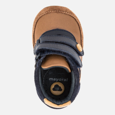 Mayoral bota piel bebe con velcro 18 al 23 - ma42050