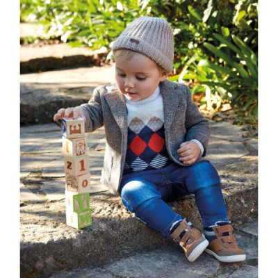 Mayoral bota piel bebe con velcro 18 al 23 ma42050