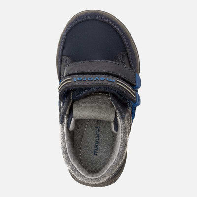 Bota Mayoral bebe 21 y 22  velcro marino - ma42070