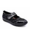 Zapato Doctor Cutillas mercedes negra velcro ancho especial Doc50715