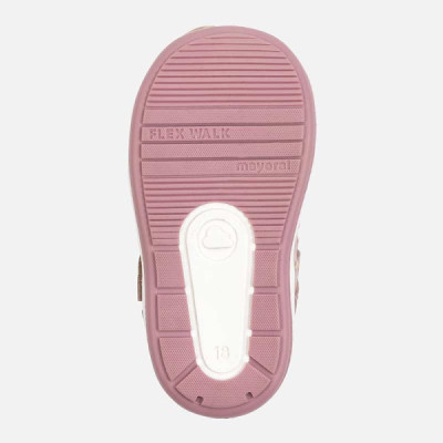 Sandalia cerrada Mayoral en piel bebe niña rosa 18 al 23 41130