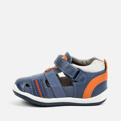 Mayoral sandalia de piel bebe marino ma41172
