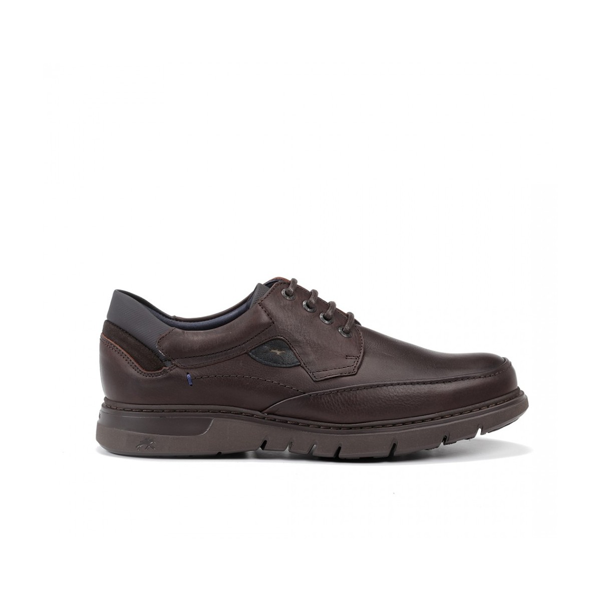 Fluchos zapato con cordones ligeros color marrón hombre Salvate F0248