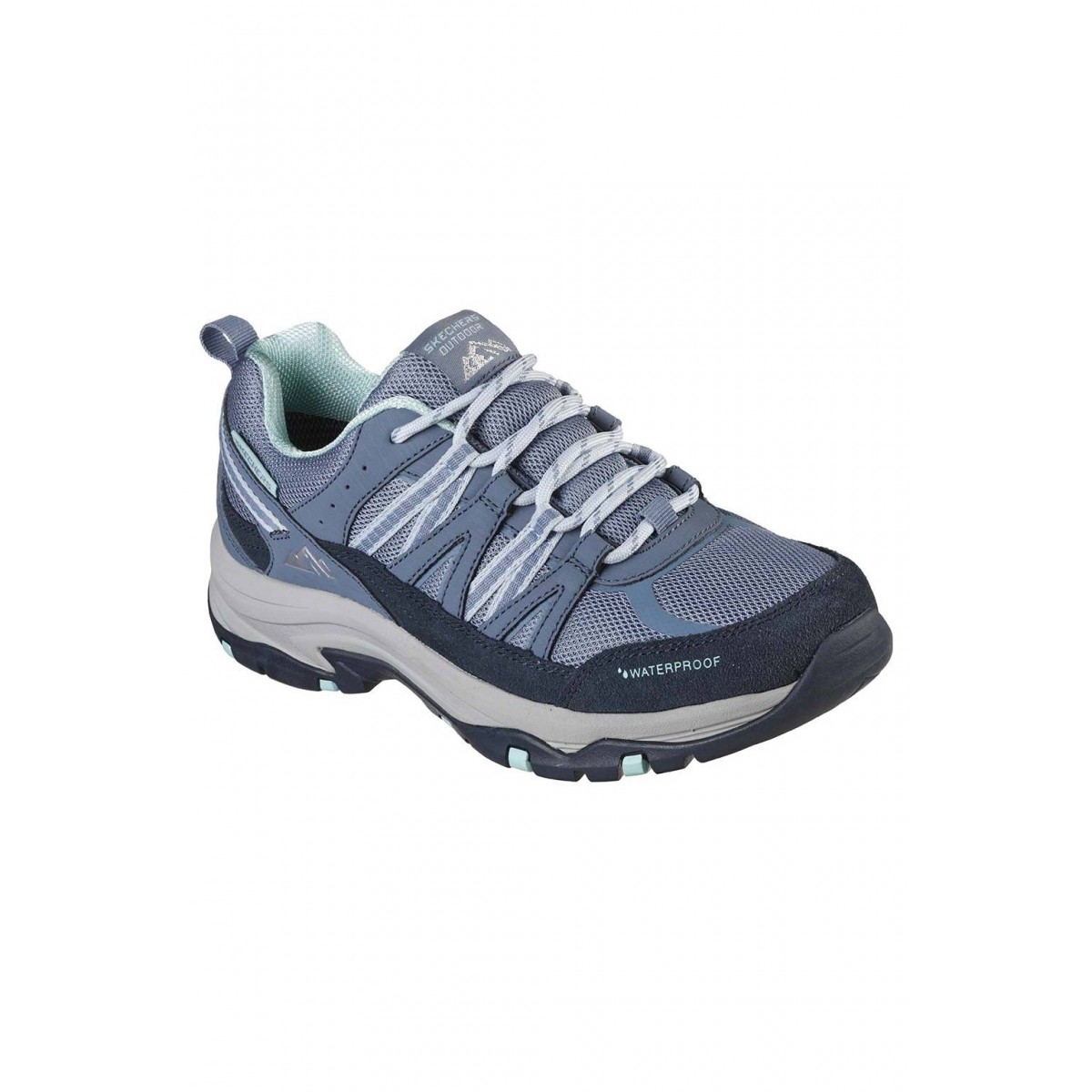 Skechers deportiva mujer trekking impermeable 180003 Color Gris Talla 38