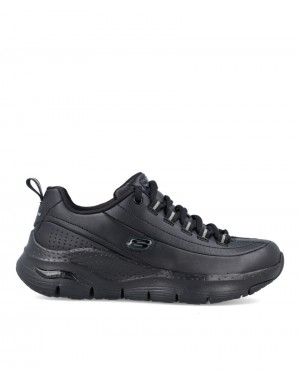 Zapatillas Skechers mujer ArchFit Citi Drive Sk149146 Negras