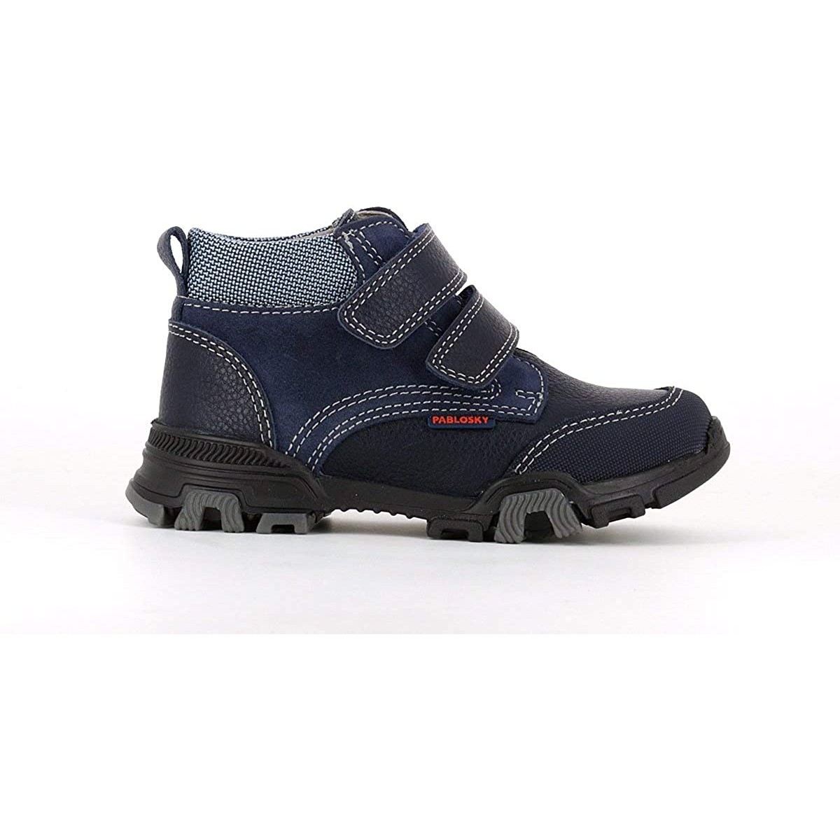 Pablosky botas de niño piel velcro marino 29 al 34 pa592021