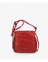 Bolso bandolera Selene Binnari rojo para mujer Cnp19401