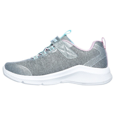 Zapatiilas Deportivas Skechers niña peque plateadas - SK302021