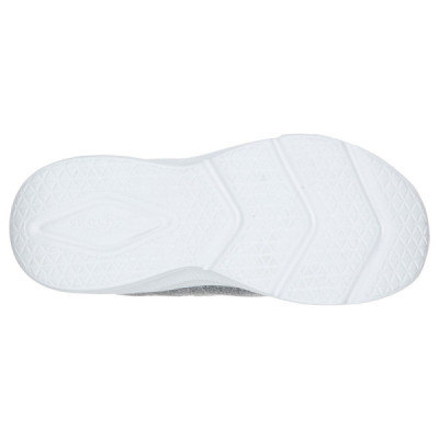 Zapatiilas Deportivas Skechers niña peque plateadas - SK302021