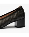 Pitillos zapato de tacón salón para mujer en negro P5090