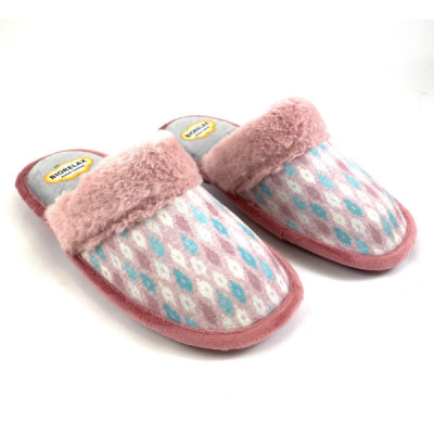 Biorelax zapatilla de casa con amortiguación de mujer al 50 % descuento talla 36 rosa Bio4541