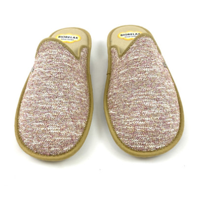 Biorelax zapatilla de casa con acolchado primavera rizo - Bio4011