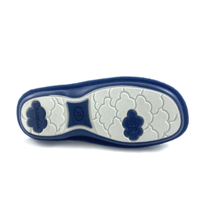 Zapatillas casa abierta antideslizante mujer Biorelax oferta marino 4036