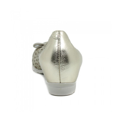 Mercedes Pitillos cuña escondida baja mujer beige - P3910