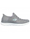 Zapatilla Skechers sin cordón mujer Summits Gris 149937