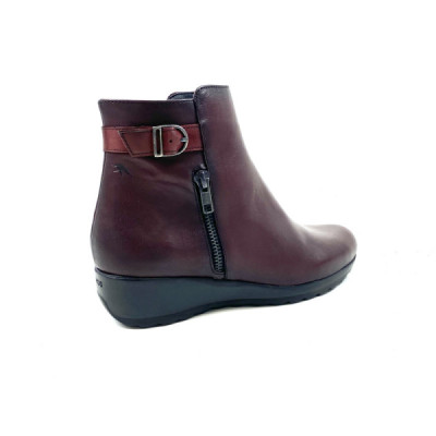 Bota Fluchos para mujer cuña media con cremallera Mar - F1277