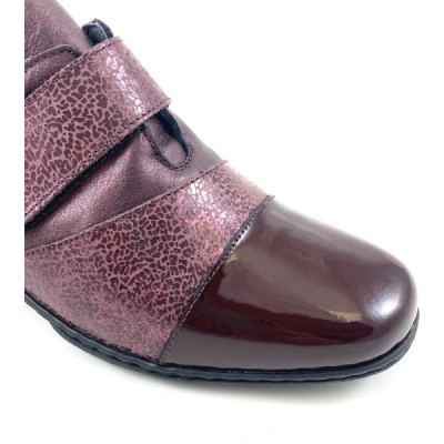 Zapato con velcro ancho especial con cuña para mujer- N2208 Zapato con velcro ancho especial con cuña para mujer- N2208
