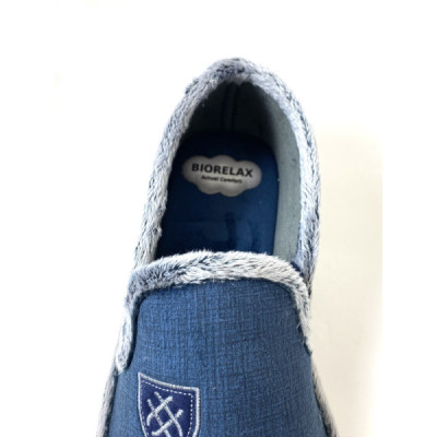 Biorelax zapatilla de casa cerrada y acolchada hombre - Bio1527 Biorelax zapatilla de casa cerrada y acolchada hombre - Bio1527