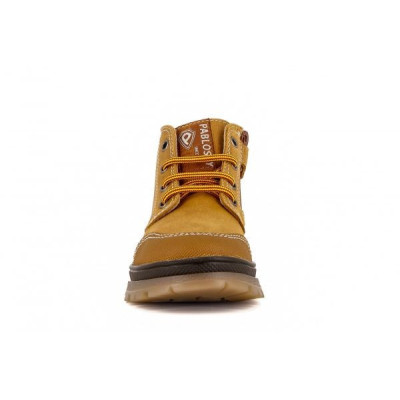Pablosky botas de piel mostaza niño 28 al 37 Pa503081