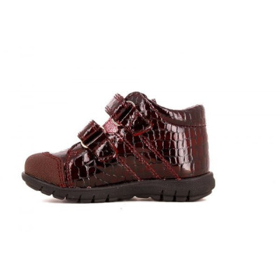 Pablosky bota de niña piel burdeos charol 21 al 29 Pa005167